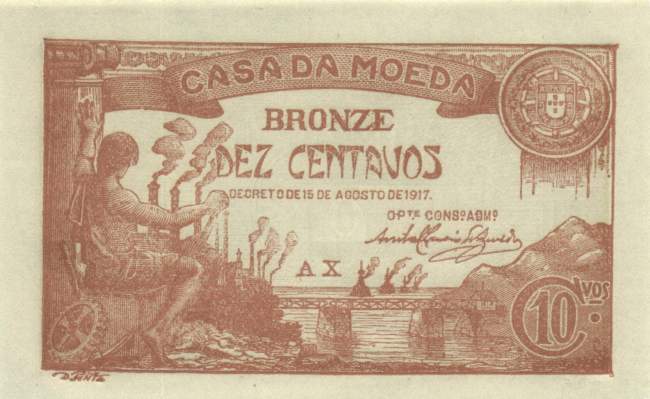 10 Centavos 15.8.1917